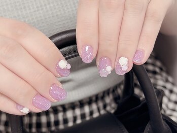 ミス シャーリー(Miss Shirley)/【ホワイト×ピンクローズ】