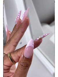 チップ長さ出しアートネイル