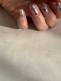 ショートネイル定額ニュアンス