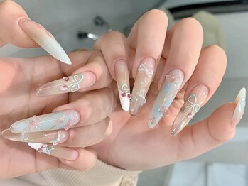 ベストネイル 大宮東口店(Best Nail)/淡いブルーベイビーブルー