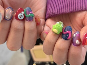 ゆびノさき イバラキシ(ibarakishi)/カラフル