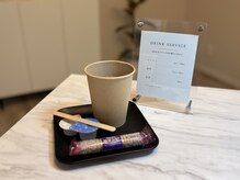 アノ ネイル(ano nail)の雰囲気（ドリンクを飲みながらお寛ぎください♪）