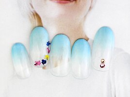 【お花ネイル】