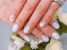 プルミエ ネイル(Premier Nail)/雪の結晶～ライトブルー～