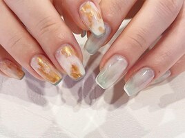 水彩アシメニュアンス