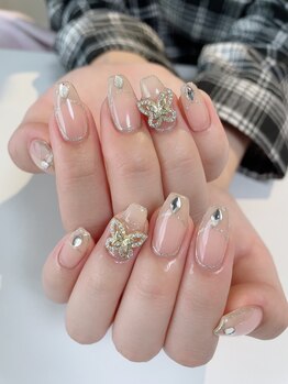 ネイルサロン エフ(ef)/囲みフレンチ