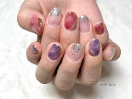 ニュアンス・ラメグラデーション
