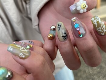 フリーアート♪落書きネイル