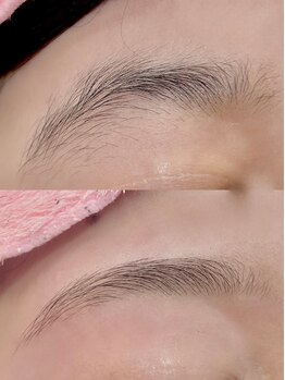 イリゼ(iris'ee)の写真/アイブロウリフト新登場!自眉を活かした毛流れを作るアイブロウリフト×眉WAXの組み合わせで更に似合わせ♪