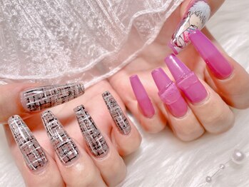 ジョアアンジェ 福島店(joieange)/ツイードネイル