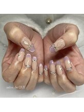 サロンドウイ(salon de OUI)/マグネットフレンチネイル