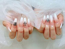 ナユキ 自由が丘店(NA.YUKI)/冬のスノーホワイトネイル