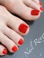 ネイルルージュ(Nail Rouge) 赤ネイルは、さらにお肌が綺麗にみえますので、オススメです。