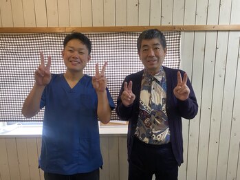 頭スッキリ整体サロン 伏見店/お客様とツーショット写真☆