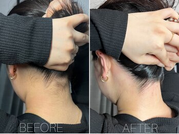 エヴァワックス 恵比寿店(Eva Wax)/【うなじ脱毛】まとめ髪をする方