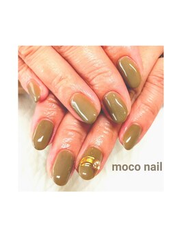 モコネイル(moco nail)/☆ワンカラー2本アート☆