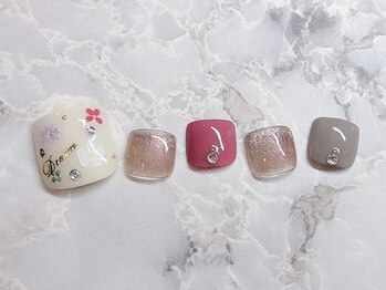 ネイルサロン クラーヴォ(cravo)/フットデザインアートコース　9