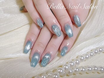 ベラーネイルサロン(Bella Nail Salon)/持ち込みデザインブルーネイル