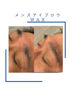 ヴィヴァーチェ(VIVACE)/メンズ眉WAXビフォーアフター