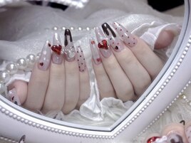 【misaki】バレンタインネイル