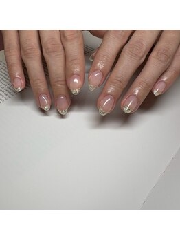 ムートンネイル 大阪梅田店(MOUTON NAIL)/ラメフレンチ