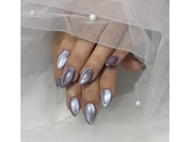 シンプルマグネットネイル