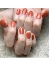 サロンモワ(salon mowa)/☆オレンジラメ☆