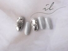 イル 神戸店/シルバー×ストーン埋め尽くし