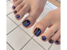 エクラン(Ecrin)/ミラーブルー×黒フット