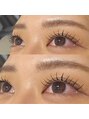 アンアイラッシュ(un eyelash) 根本からしっかり立ち上げパリジェンヌ!