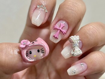 ネイルズバー 新宿店(Nails Bar)/#ハローキティネイル