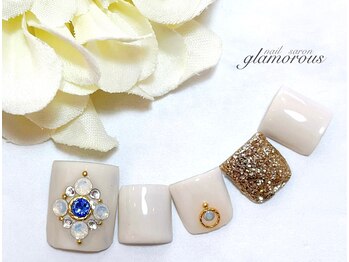 ネイルグラマラス 西新井店/《フットネイル》ワンカラーf1