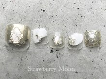 サロンストロベリームーン(Salon Strawberry Moon)/ミラーネイル♪￥8800