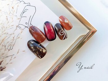 ワイネイル(Y.nail)/チョコレートネイルデザイン