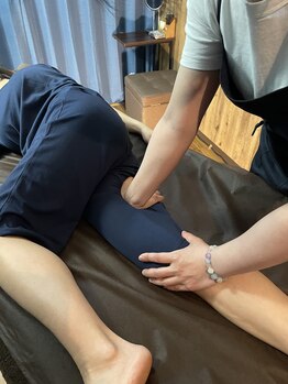 タオ(TAO)/脚の重さ、腿の深部が原因かも