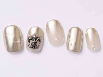 アイ ネイルズ 天神店(I nails)/シルバークロムミラー　￥