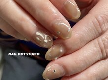 ネイルドットスタジオ 堺筋本町(NAIL DOT STUDIO)/マグネット×リボン