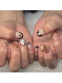 チビ爪さんネイル