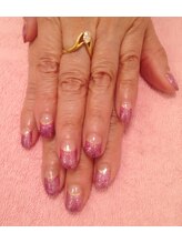 リヒロ(Ri hiro)/逆フレンチ+ラメライン