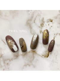 ニュアンス/マーブル/ターコイズ