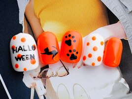 ハロウィン×パンプキンオレンジ