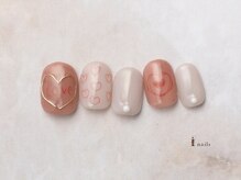 アイネイルズ 横浜EAST店(I-nails)/ハート落書きネイル