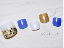 ラフネイル(Laugh nail)/親指アート　¥8200