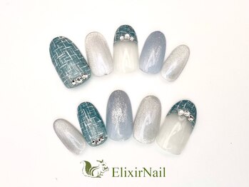 エリクサーネイル 神田(Elixir Nail)/シンプル/クーポン使用