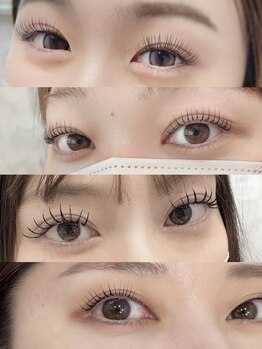 メルシー 青山店(Merci)の写真/【エクステデビュ-したい方必見】パ-マ落とし導入◎豊富なエクステメニュ-/パ-マロッドでなりたいが叶う！