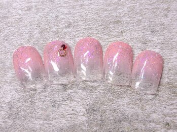 コキーユ(Coquille)/キラフラッシュネイル