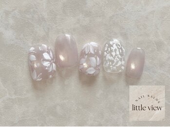 リトルビュー(little view)/春ニュアンス×フラワー ¥7980