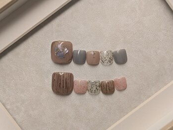 【フットネイル】定額デザイン