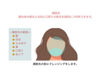 ニコ(nico)/顔脱毛（クレンジング含む）
