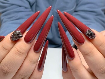ベルネイル 池袋(Belle Nail)/赤ネイル